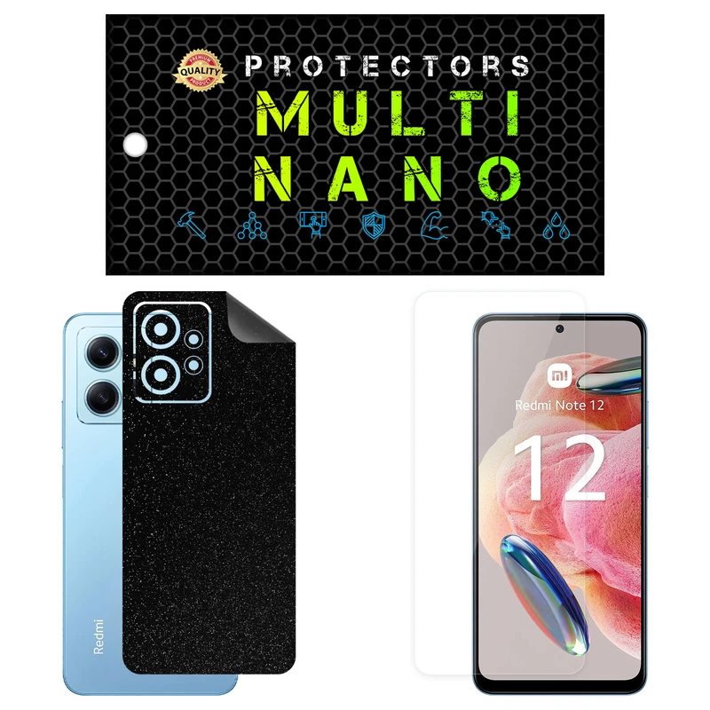محافظ صفحه نمایش مولتی نانو مدل X-SFG مناسب برای گوشی موبایل شیائومی Redmi Note 12 4G به همراه برچسب پوششی