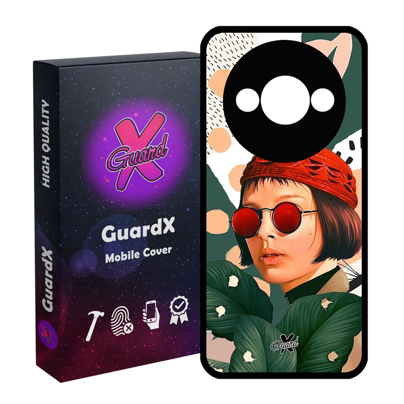 کاور گارد ایکس طرح ماتیلدا مدل Glass10341 مناسب برای گوشی موبایل شیائومی Redmi A3 4G/ A3X 4G/ Poco C61