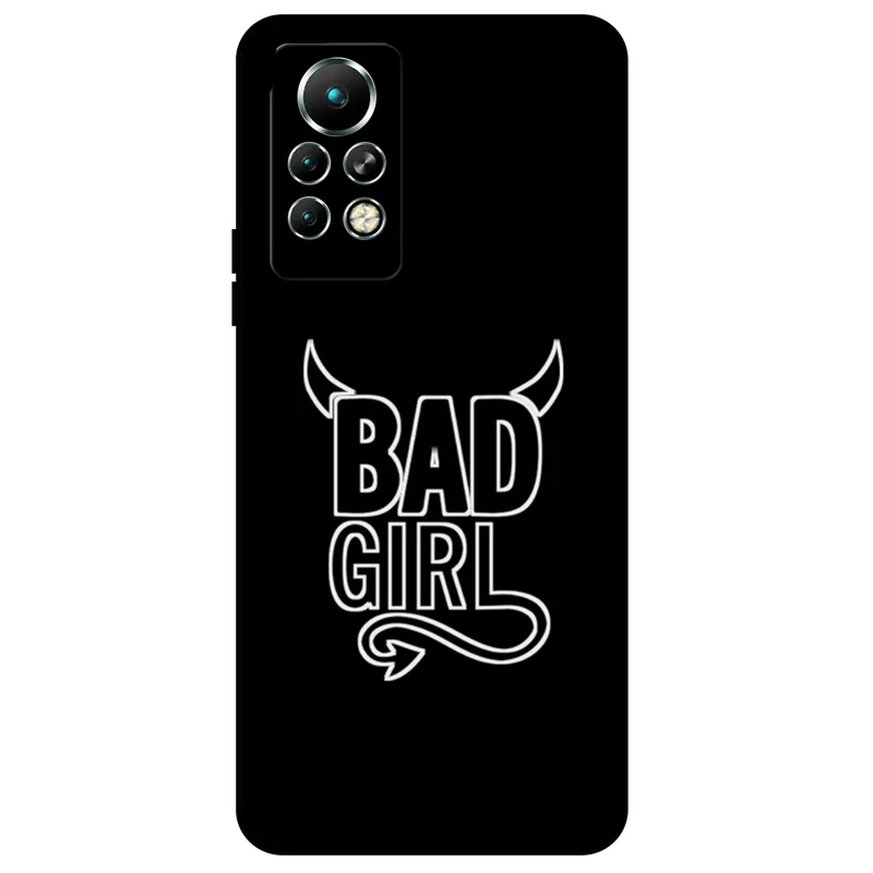 کاور مگافون طرح دختر بد مدل 8105 مناسب برای گوشی موبایل اینفینیکس Note 11 Pro