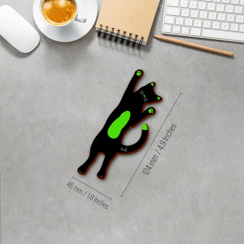 نشانگر کتاب لوکسینو مدل گربه های نازنازی و گوگولی مجموعه 4 عددی