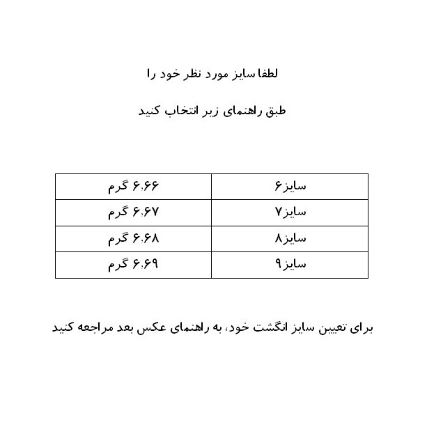 انگشتر نقره مردانه مدل R203
