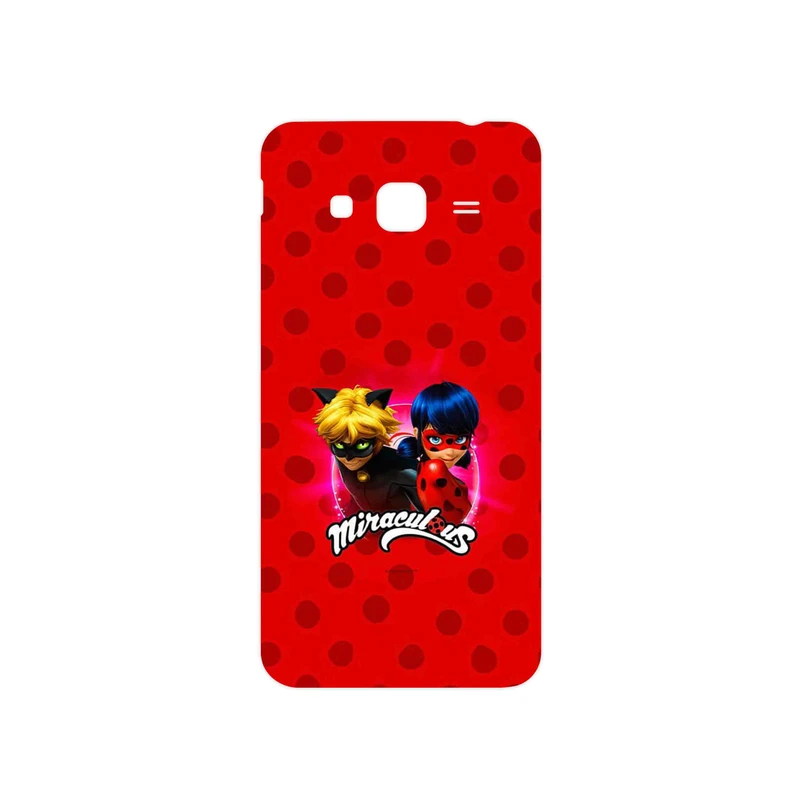 برچسب پوششی ماهوت مدل Ladybug and Cat Noir مناسب برای گوشی موبایل سامسونگ Galaxy J3 2016