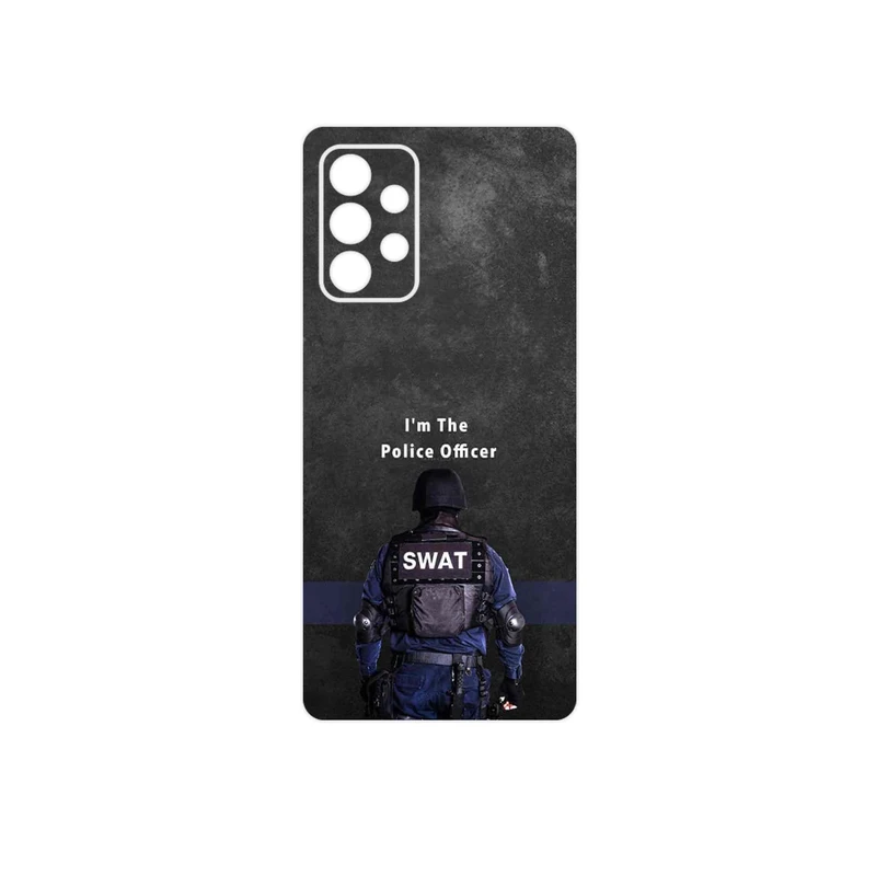 برچسب پوششی ماهوت مدل Police Officer مناسب برای گوشی موبایل سامسونگ Galaxy A53 5G