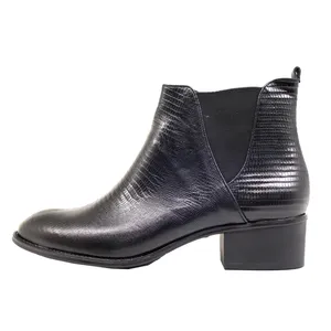 نیم بوت زنانه چرم آرا مدل sh046 کد mL