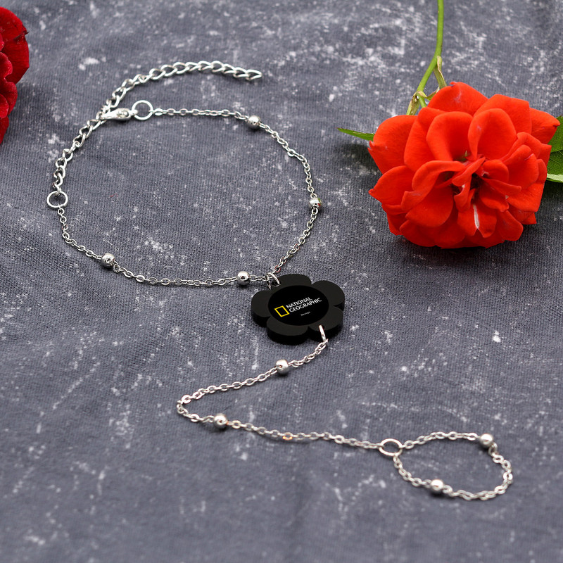 پابند زنانه ناکسیگو مدل تمیمه طرح National Geographic کد TP11258 پابند زنانه ناکسیگو مدل تمیمه طرح National Geographic کد TP11258