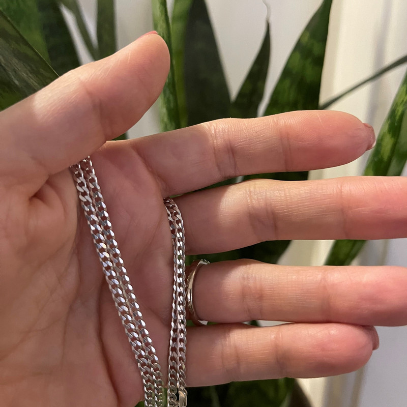 زنجیر نقره زنانه گالری ظهیرالدینی مدل CRT 60-65 GH