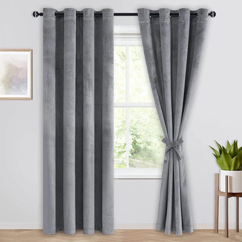 پرده مدل مخمل کالیفرنیا K123 سایز 280x150 سانتی متر