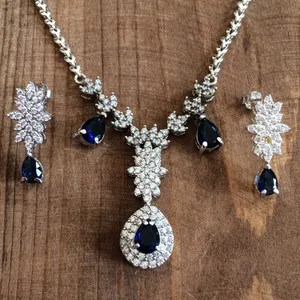 نیم ست نقره زنانه  کد 2078