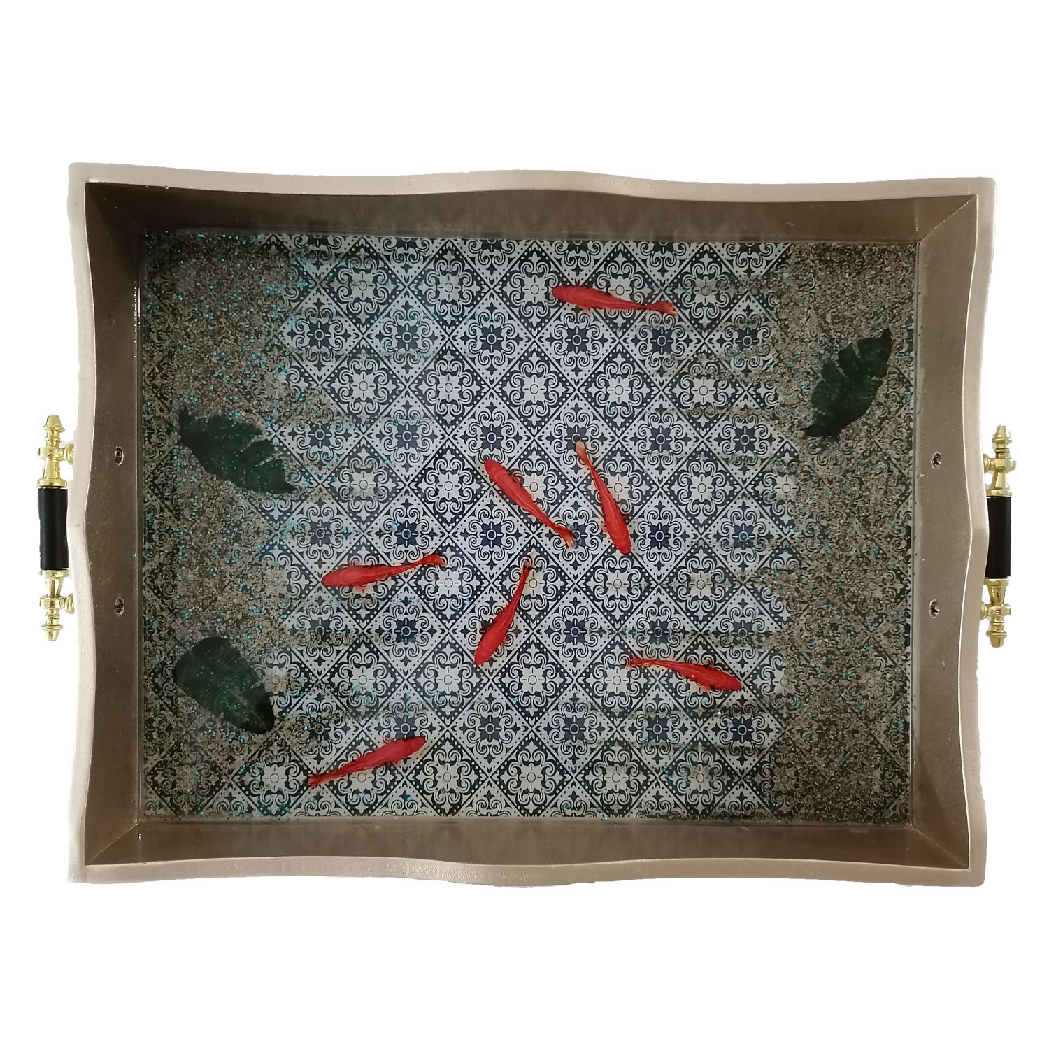 سینی مدل حوض ماهی کد T3