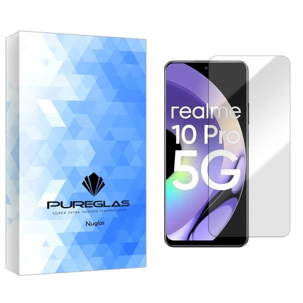 محافظ صفحه نمایش پیور گلس مدل NueGlas مناسب برای گوشی موبایل ریلمی 10 Pro 5G