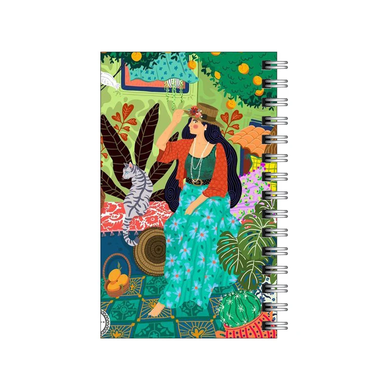 دفترچه یادداشت مدل to do list طرح خونه باغ  کد 2122422