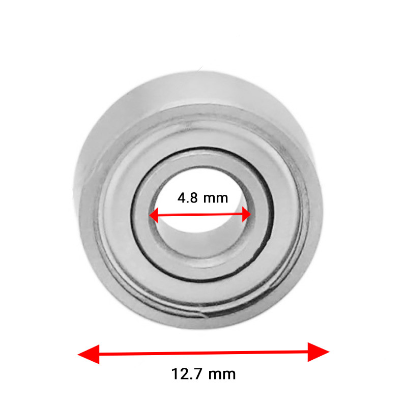 بلبیرینگ تیغ اور فرز نجاری مدل 12.7 مجموعه 10 عددی