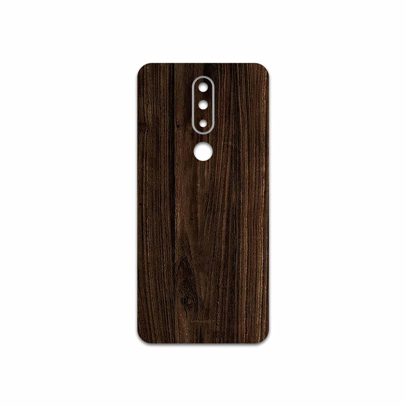 برچسب پوششی ماهوت مدل Dark Walnut Wood مناسب برای گوشی موبایل نوکیا 5.1 Plus
