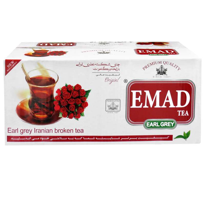 چای سیاه شکسته ایرانی عطری با رایحه برگاموت عماد - 4000 گرم