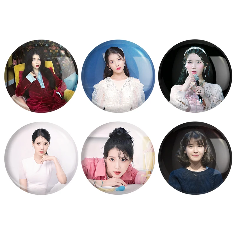  مگنت خندالو طرح آیو IU کد 1155A مجموعه 6 عددی