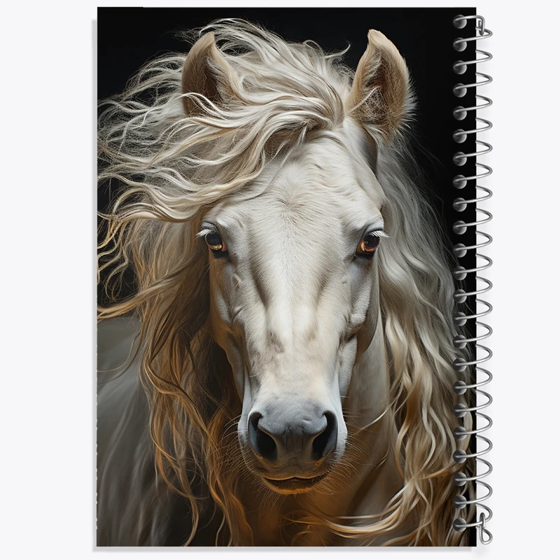 دفتر مشق 50 برگ خندالو طرح اسب کد F988