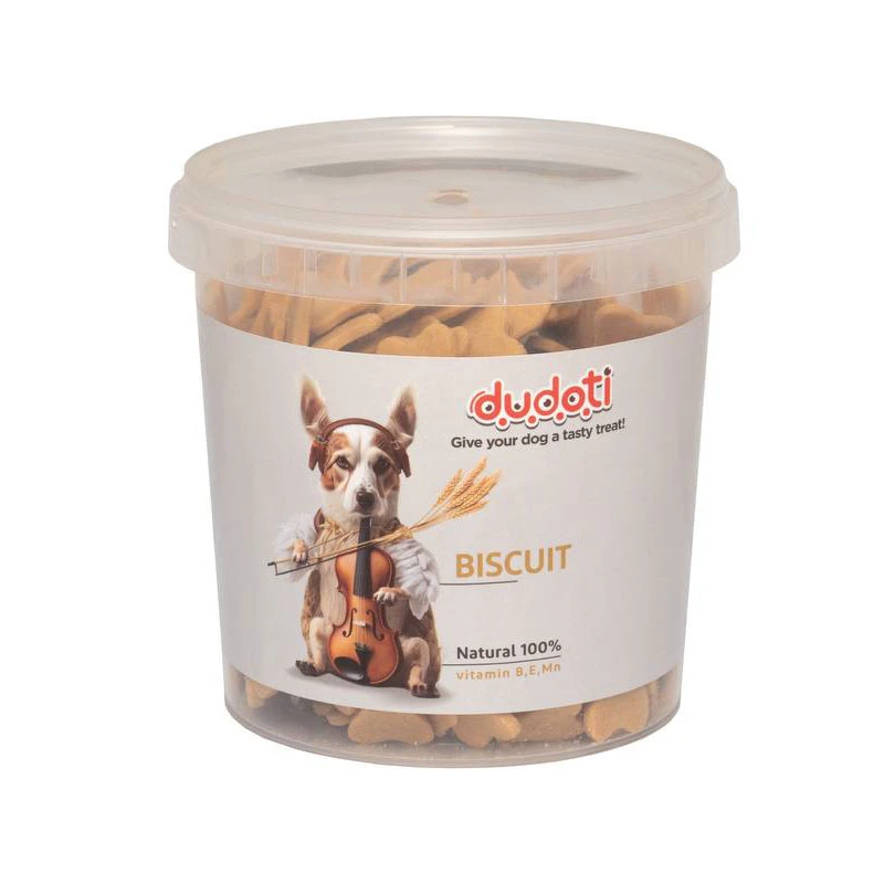 تشویقی سگ دودوتی مدل بیسکویت گندم وزن 350 گرم