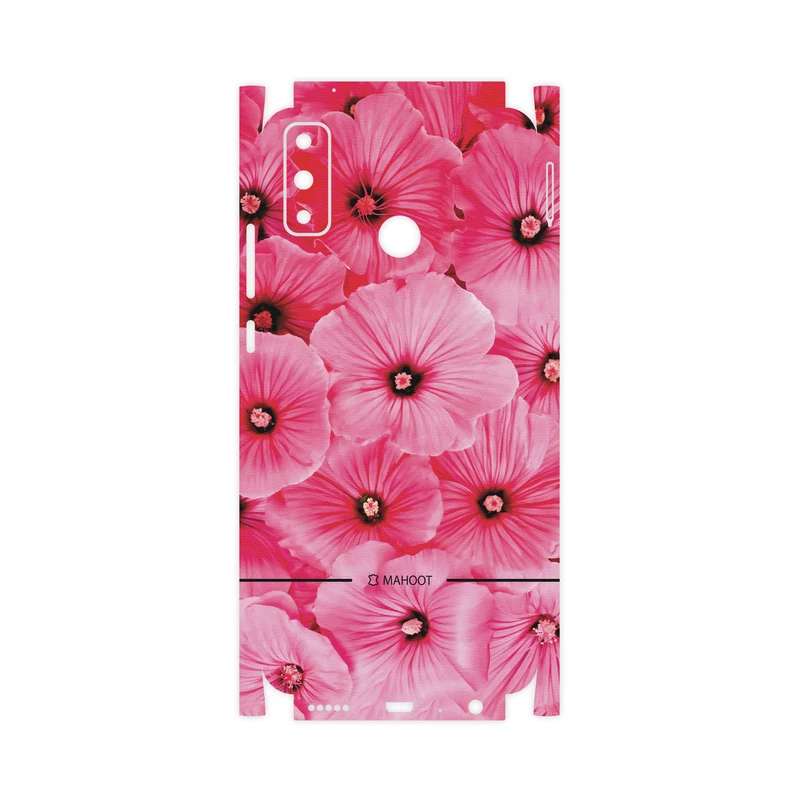 برچسب پوششی ماهوت مدل Pink-Flower-FullSkin مناسب برای گوشی موبایل هوآوی Y8S