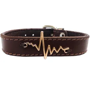 Vark Leather Heart Beat Plan Parham rb454 Bracelet