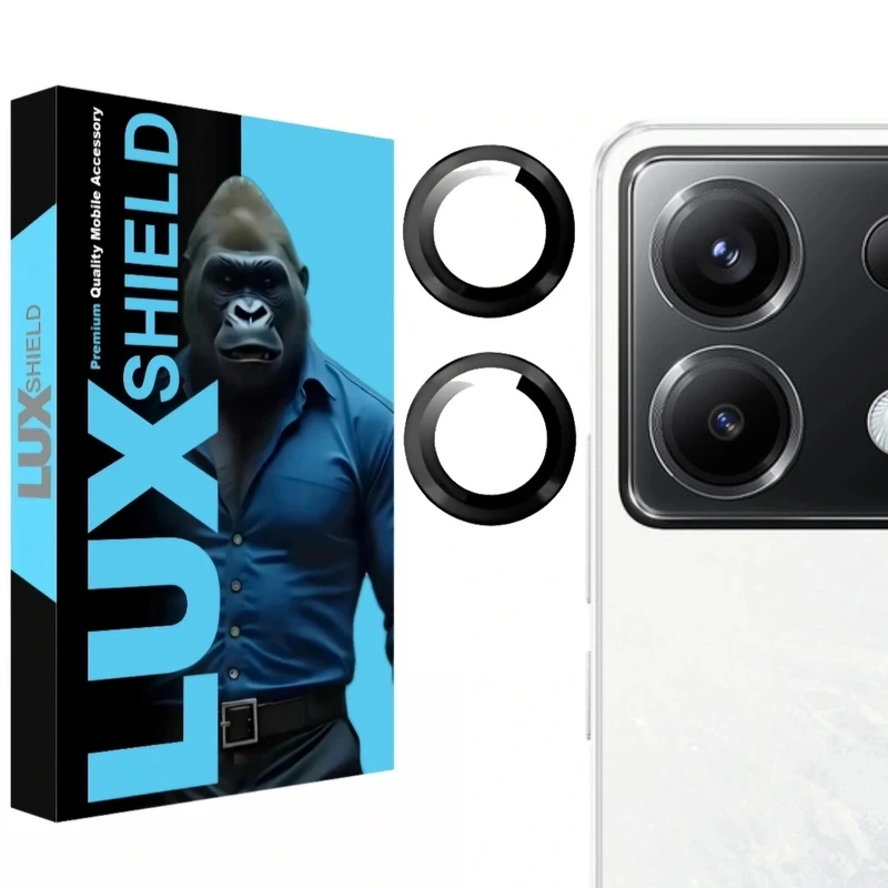 محافظ لنز دوربین فلزی لوکس شیلد مدل رینگی مناسب برای گوشی موبایل شیائومی POCO X6 5G