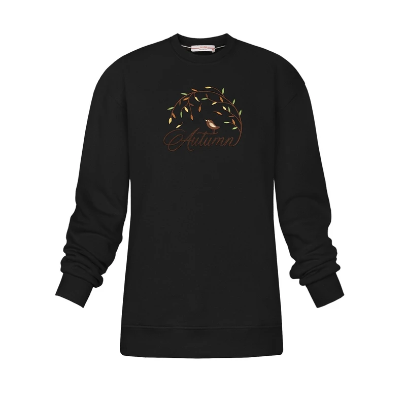 بلوز آستین بلند یقه گرد زنانه مدل SB-SS-4077