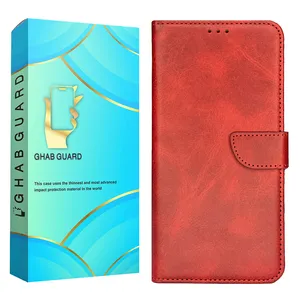 Ghab Guard CLASSLENS Magnetic Wallet Case Cover For Xiaomi Redmi Note 13 Pro Plus