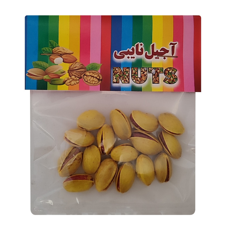 پسته بو داده و شور نایبی - 40 گرم بسته 6 عددی