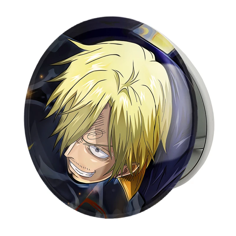 آینه جیبی خندالو طرح سانجی انیمه وان پیس One Piece مدل تاشو کد 11405 