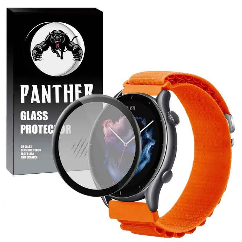 بند پنتر مدل LOOP ALPINE مناسب برای ساعت هوشمند آمازفیت GTR 3 / GTR 3 Pro به همراه محافظ صفحه نمایش