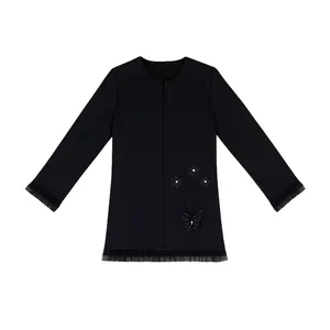 مانتو زنانه مدل عروسکی سه گل