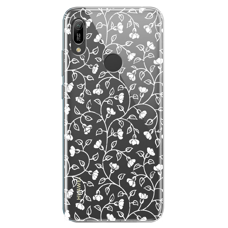 کاور مگافون طرح گل مدل C42-W مناسب برای گوشی موبایل هوآوی Y6 2019 / Y6S 2019 / Y6 Prime 2019