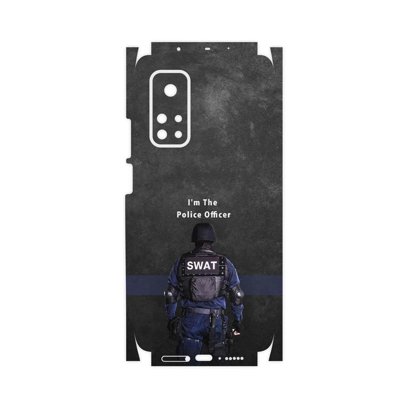 برچسب پوششی ماهوت مدل Police Officer-FullSkin مناسب برای گوشی موبایل شیائومی Mi 10T 5G