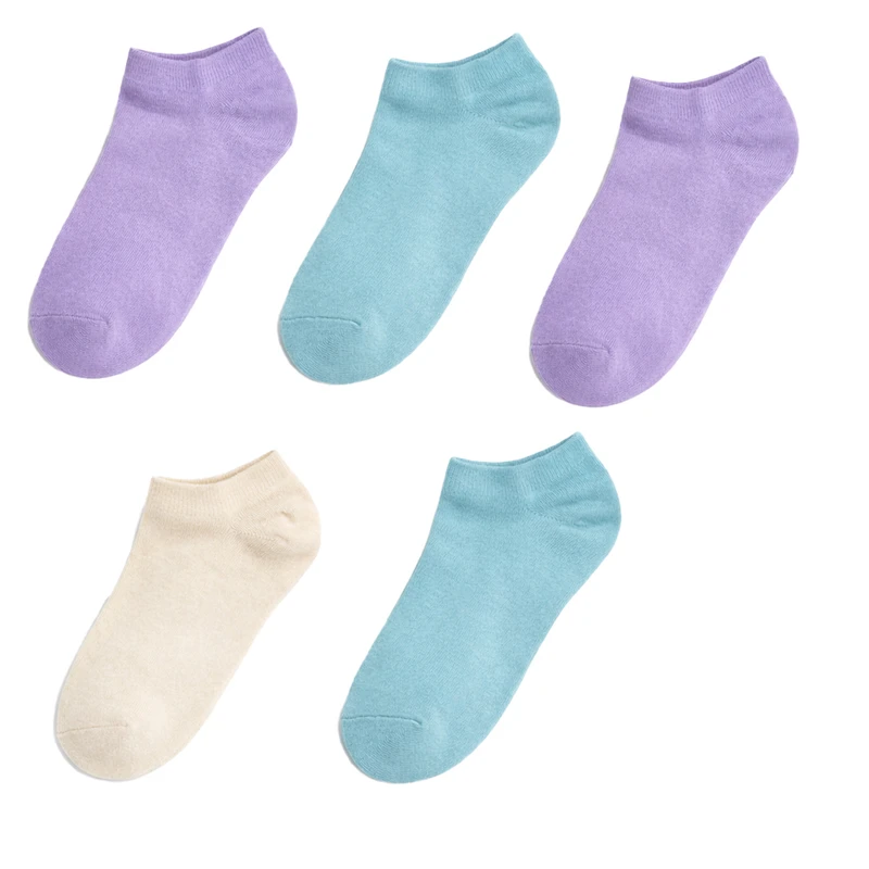 جوراب ساق کوتاه زنانه ال سی وایکیکی مدل w3g670z8 بسته 5 عددی