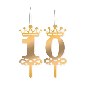 شمع تولد مدل عدد 10 یا 01