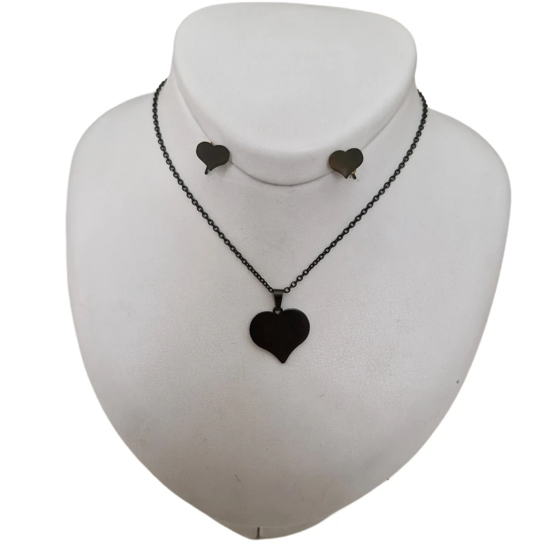 نیم ست زنانه مدل قلب a01