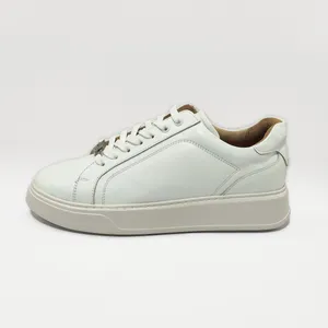 کفش روزمره زنانه کرمانی مدل چرم دستدوز طبیعی کد 42003z رنگ سفید