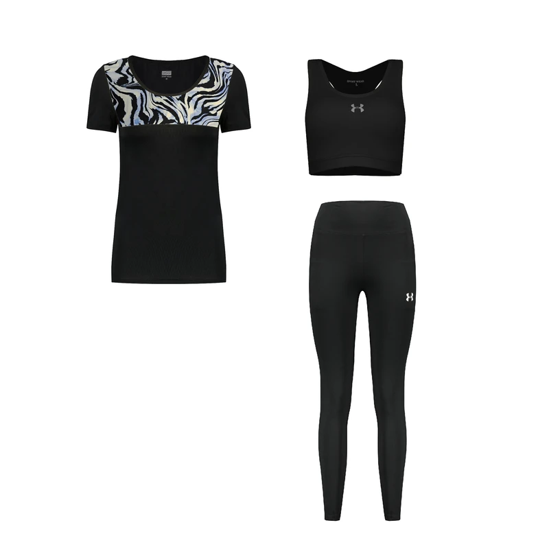 ست سه تکه لباس ورزشی زنانه مدل 4104-1801-710102