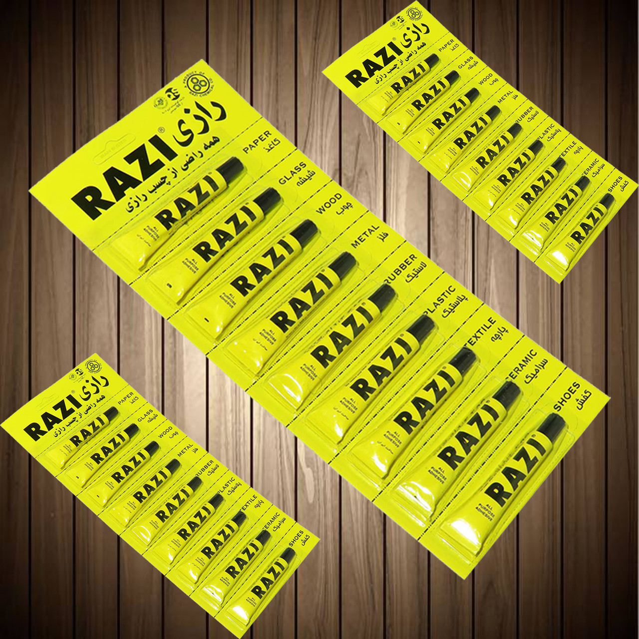 چسب مايع رازي مدل CC8 کد R03 بسته 3 عددي