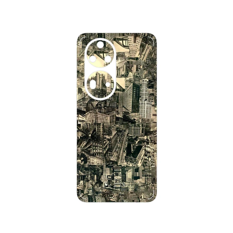 برچسب پوششی ماهوت مدل Collage of Skyscraper مناسب برای گوشی موبایل هوآوی P50 Pro