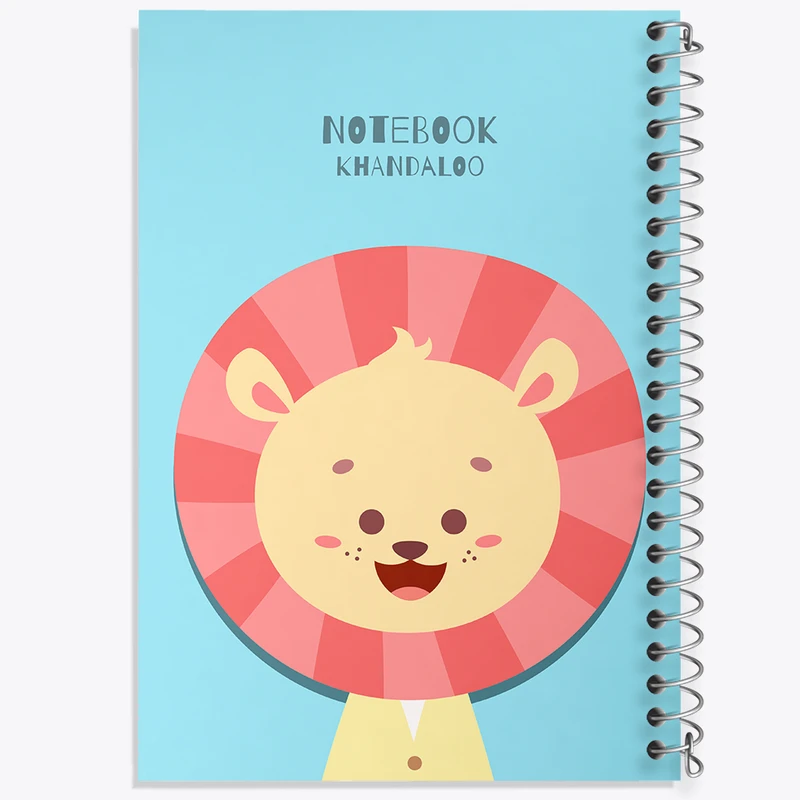 دفتر نت موسیقی 50 برگ خندالو مدل شیر کیوت کد N1108