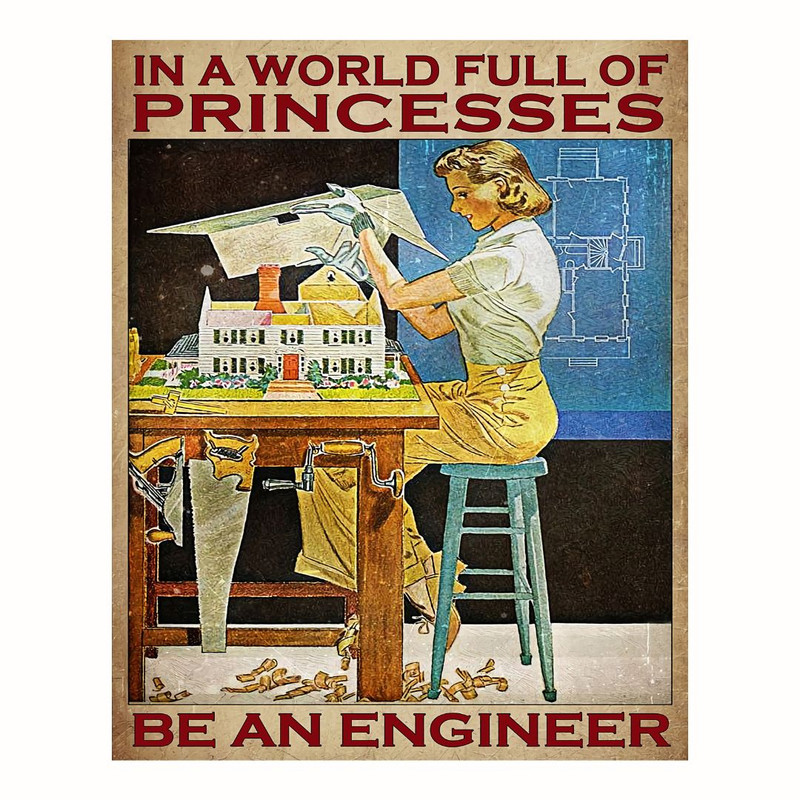 پوستر مدل  یک مهندس باشید 