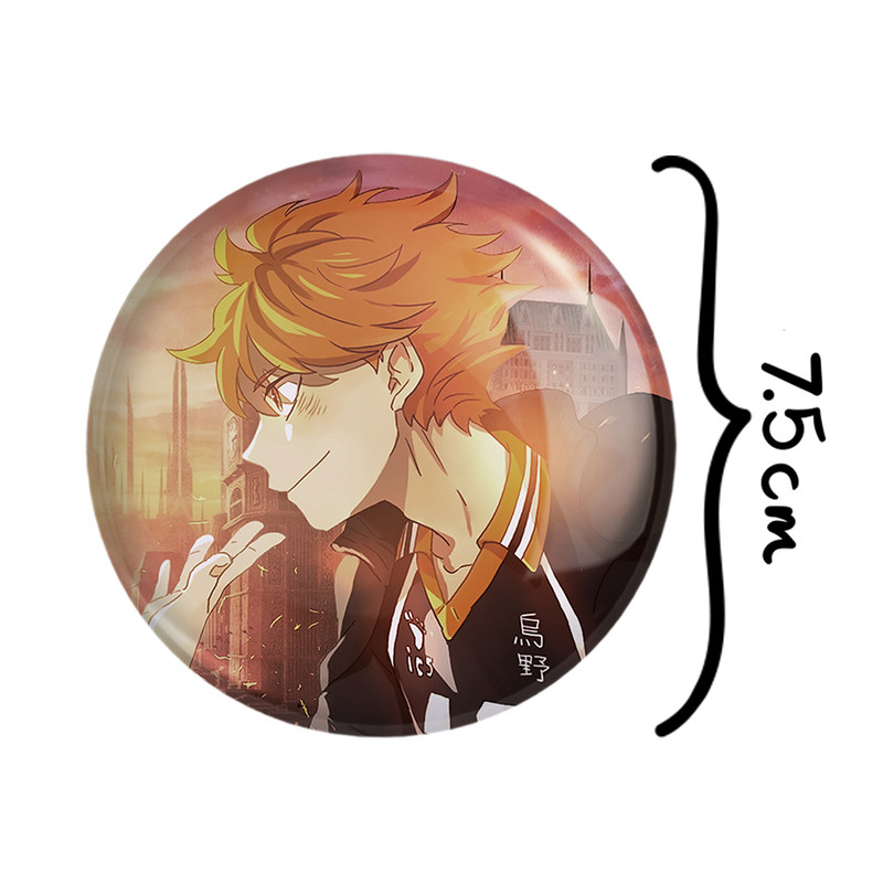 آینه جیبی خندالو مدل هیناتا شویو انیمه هایکیو Haikyu  کد 17758