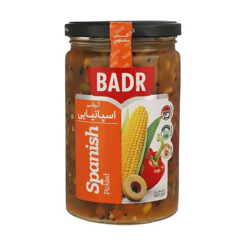 ترشی اسپانیایی با سس مخصوص بدر - 650 گرم