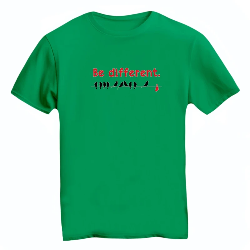 تی شرت آستین کوتاه زنانه مدل متفاوت باش