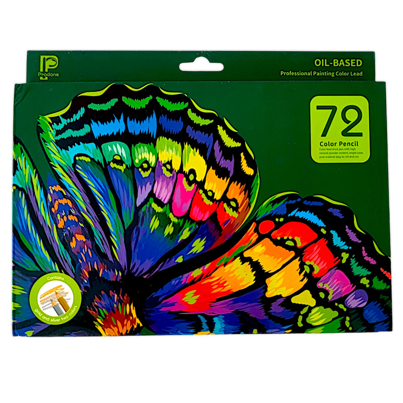 مداد رنگی 72 رنگ پرودون مدل 7272