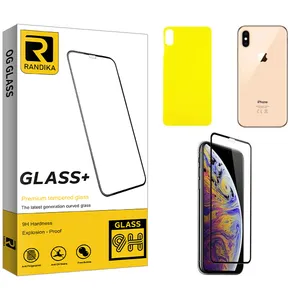 Randika Rika Screen Protector For apple xs max With Back Protector