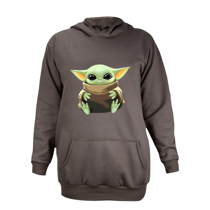 هودی زنانه مدل بیبی یودا