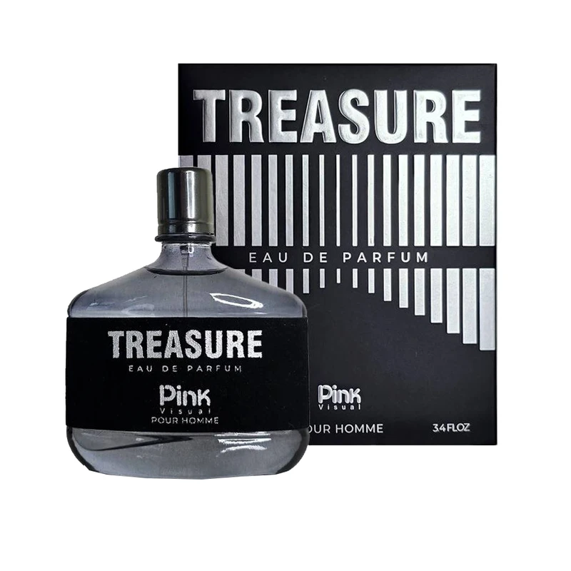 ادو پرفیوم مردانه پینک ویژوآل مدل Treasureبا رایحه تلخ حجم 100 میلی لیتر
