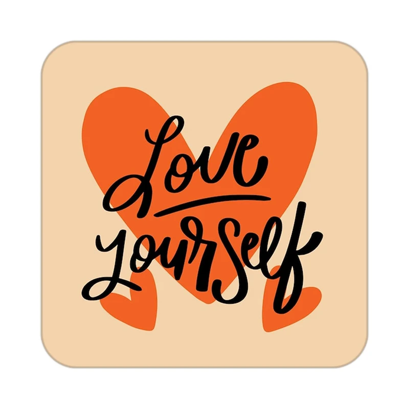 زیر لیوانی کاکتی طرح عاشقانه مدل mp36747