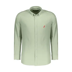 پیراهن آستین بلند مردانه آیبکس مدل 1029 رنگ سبز
